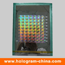 Kundenspezifischer 2D / 3D-Laser-Sicherheits-Holographiemaster